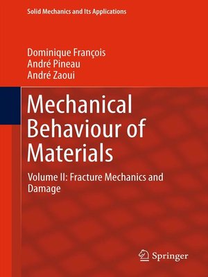 cover image of Mechanical Behaviour of Materials